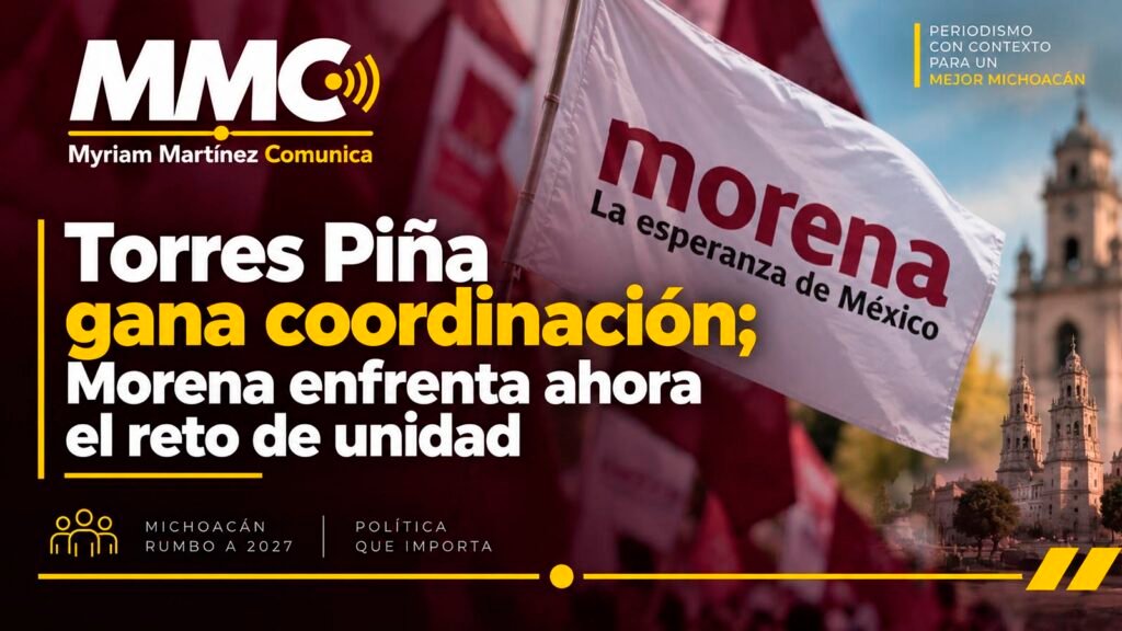 Imagen alusiva al proceso interno de Morena en Michoacán rumbo a 2027.