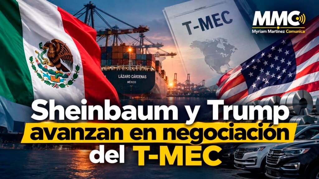 Claudia Sheinbaum confirmó avances en las conversaciones comerciales con Donald Trump, aunque todavía no existe un acuerdo definitivo sobre los aranceles.