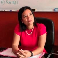 Eréndira Isauro Hernández durante actividades en el Congreso de Michoacán.
