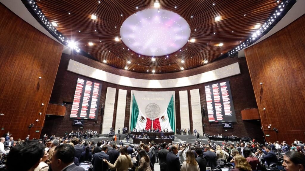Cámara de Diputados durante sesión del Pleno en San Lázaro.