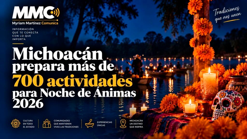 Michoacán prepara más de 700 actividades para Noche de Ánimas 2026, del 23 de octubre al 2 de noviembre, con talleres comunitarios y recorridos en Urandén.