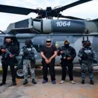Operativo en Tepalcatepec en el que fue detenido Edgar Valeriano N, alias Kamoni.