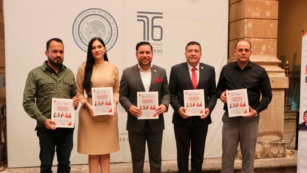 La bancada del PT reportó 96 iniciativas y cinco propuestas de acuerdo durante su segundo año en el Congreso de Michoacán, además de un 49% de aprobación.