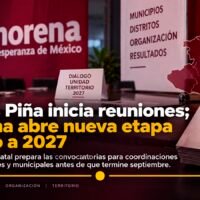 Mapa electoral de Michoacán y elementos institucionales de Morena.