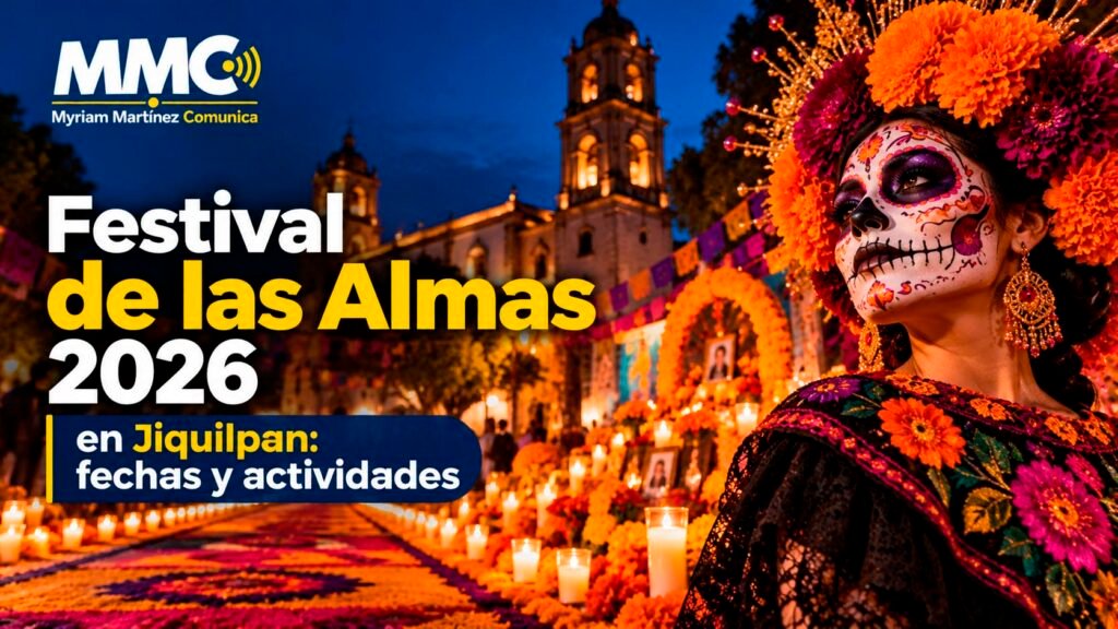Jiquilpan realizará el 12.º Festival de las Almas del 29 de octubre al 2 de noviembre de 2026. El programa anunciado contempla desfiles de catrinas y catrines, altares monumentales, espectáculos artísticos y un tapete elaborado por artesanos de Uriangato.