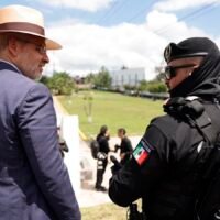 Alfredo Ramírez Bedolla durante la presentación de información sobre el nuevo GOE de la Guardia Civil.
