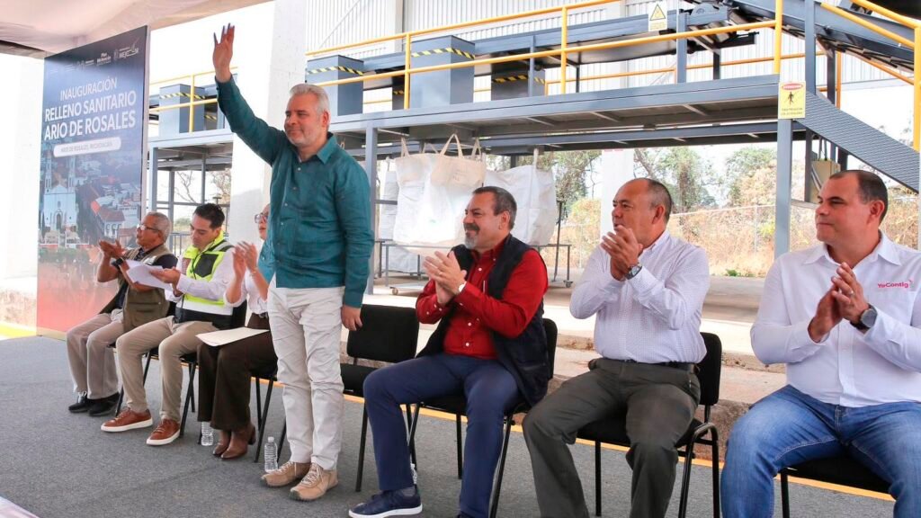 Infraestructura para el manejo de residuos sólidos en Michoacán, incluida en el programa de inversión anunciado por Alfredo Ramírez Bedolla.