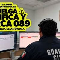 Campaña de la SSP de Michoacán para denunciar intentos de extorsión telefónica de manera anónima al 089.