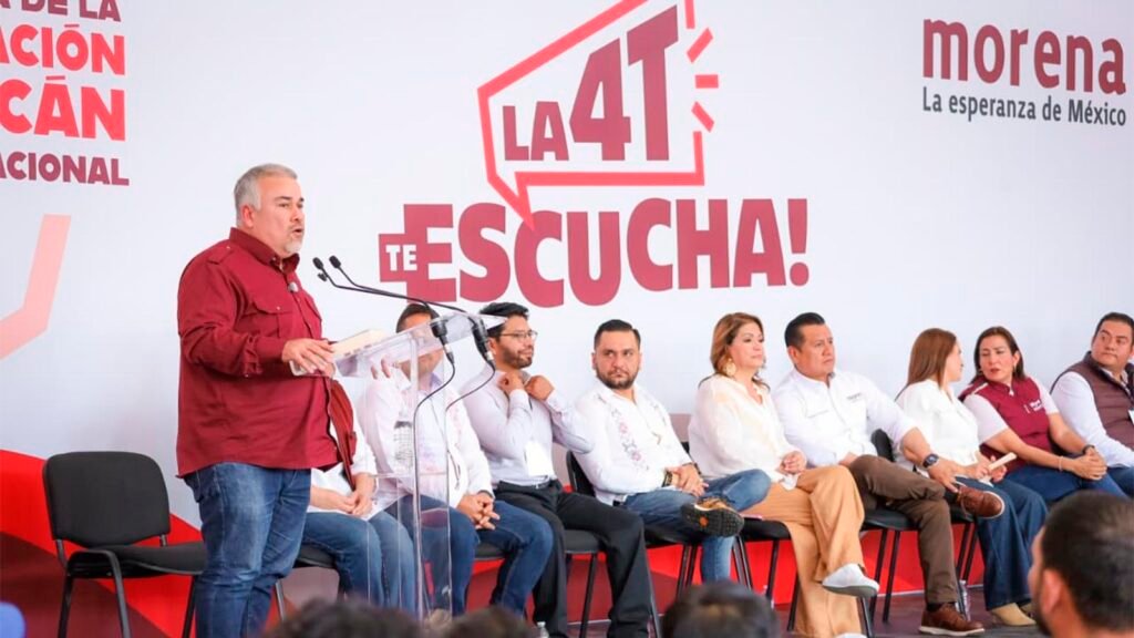 Participantes del encuentro La 4T te escucha en Múgica presentan propuestas sobre agricultura, caminos rurales, empleo y servicios de salud.