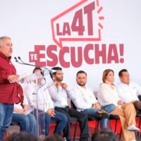 Participantes del encuentro La 4T te escucha en Múgica presentan propuestas sobre agricultura, caminos rurales, empleo y servicios de salud.