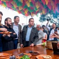 Raúl Zepeda Villaseñor durante la inauguración de Morelia en Boca 2026.
