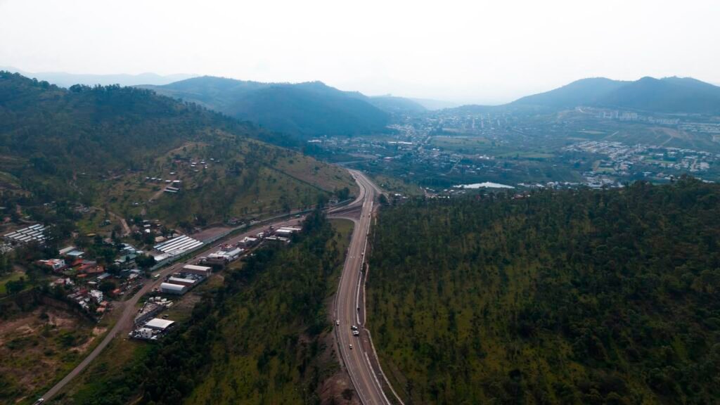 Obras de construcción del segundo periférico de Morelia.