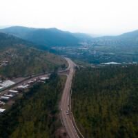 Obras de construcción del segundo periférico de Morelia.